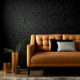 Black Wallpaper Makes a Statement